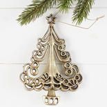 Antique Gold Tree Ornament
