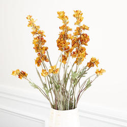 Marigold Artificial Floral and Grass Bush
