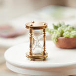 Dollhouse Miniature Brass Hourglass