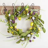 Spring Artificial Foliage and Egg Wreath