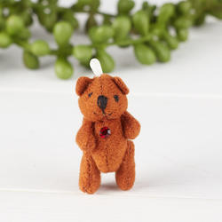 Miniature Jointed Plush Teeny Tiny Teddy Bear