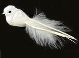 White Lace Artificial Bird