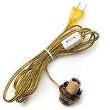 Antique Brass Electric Wiring Lamp Kit