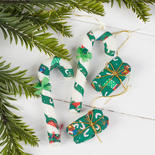 Green Candy Cane and Gift Ornaments