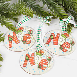 "Noel" Christmas Ornaments