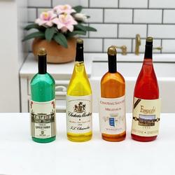 Dollhouse Miniature Wine Bottle Set
