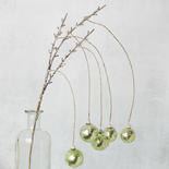 Mint Hanging Ornament Ball Spray