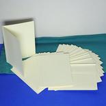 Blank Ivory Cards and Envelopes