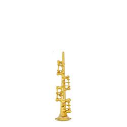 Miniature Brass Sopranino Sax