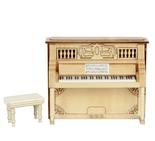 Miniature Upright Piano with Case