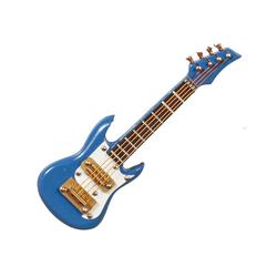 Miniature Blue Electric Guitar