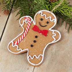 Frosted Gingerbread Man Ornament