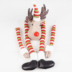 Plush Reindeer Wreath Decorating Kit