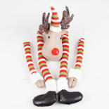 Plush Reindeer Wreath Decorating Kit