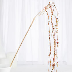 Cascading Gold and Copper Sequin Vine Spray