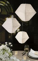 Assorted White Lace Chinese Paper Lanterns