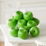 Miniature Stained Wood Apples