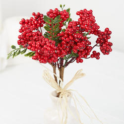 Artificial Red Berry Bundle