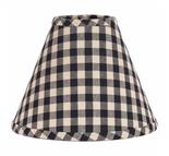 Heritage House Black Check Lampshade