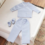 Dollhouse Miniature Men's Pajamas with Slippers
