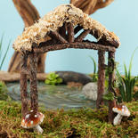 Miniature Decorated Fairy Garden Gate