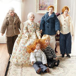 Miniature Dollhouse Extended Family