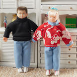 Miniature Dollhouse Teenager Dolls
