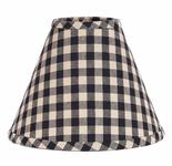 Black Heritage House Check Lampshade