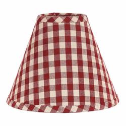Barn Red Heritage House Check Lampshade