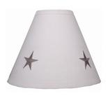Cream with Grey Danville Star Lampshade
