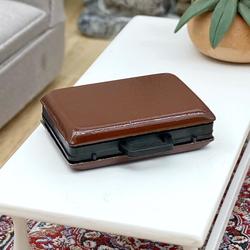 Miniature Brown Briefcase