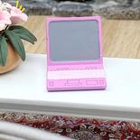 Dollhouse Miniature Pink Laptop