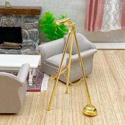 Dollhouse Miniature LED Brass Easel