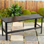 Miniature Black Workbench or Garden Potting Bench