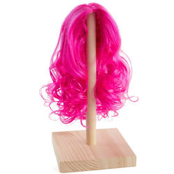 Monique Synthetic Mohair Dark Pink Doll Wig Ginger