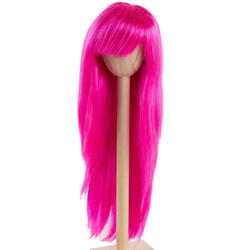 Monique Hot Pink Synthetic Mohair Faith Doll Wig