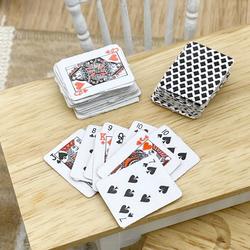 Dollhouse Miniature Playing Cards