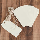 Package of 20 Ivory Blank Core'dinations Creative Tags