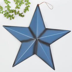 Blue Dimensional Barn Star