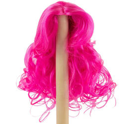 Monique Synthetic Mohair Dark Pink Doll Wig Ginger