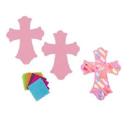Foamies Stained Glass and Foam Cross Craft Kit
