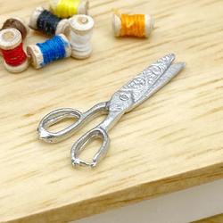 Dollhouse Miniature Silver Scissors