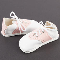 Monique Pink and White Saddle Oxford Doll Shoes