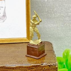 Dollhouse Miniature Baseball Trophy