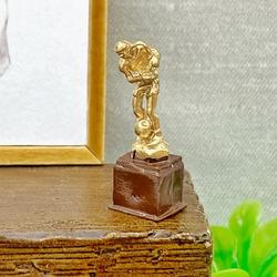 Dollhouse Miniature Soccer Trophy