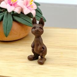 Dollhouse Miniature Chocolate Easter Bunny