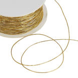 Gold Metallic Elastic Cord for Miniature Projects