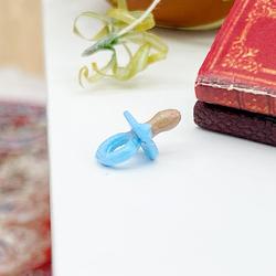 Dollhouse Miniature Blue Baby Pacifier