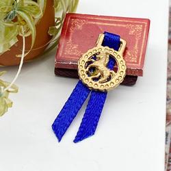 Miniature Equestrian Horse Ribbon Trophy Badge