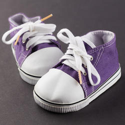 Monique Dark Purple Low Cut Sneaker Doll Shoes